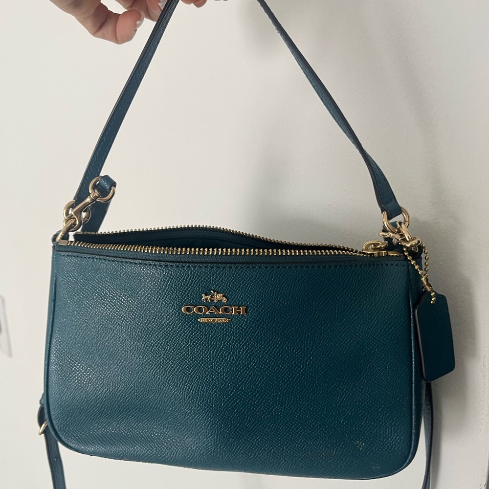 Coach Dark Teal Crossbody Bag